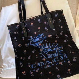 ~USED ONLY ONCE~ COACH X KEITH HARING TOTE